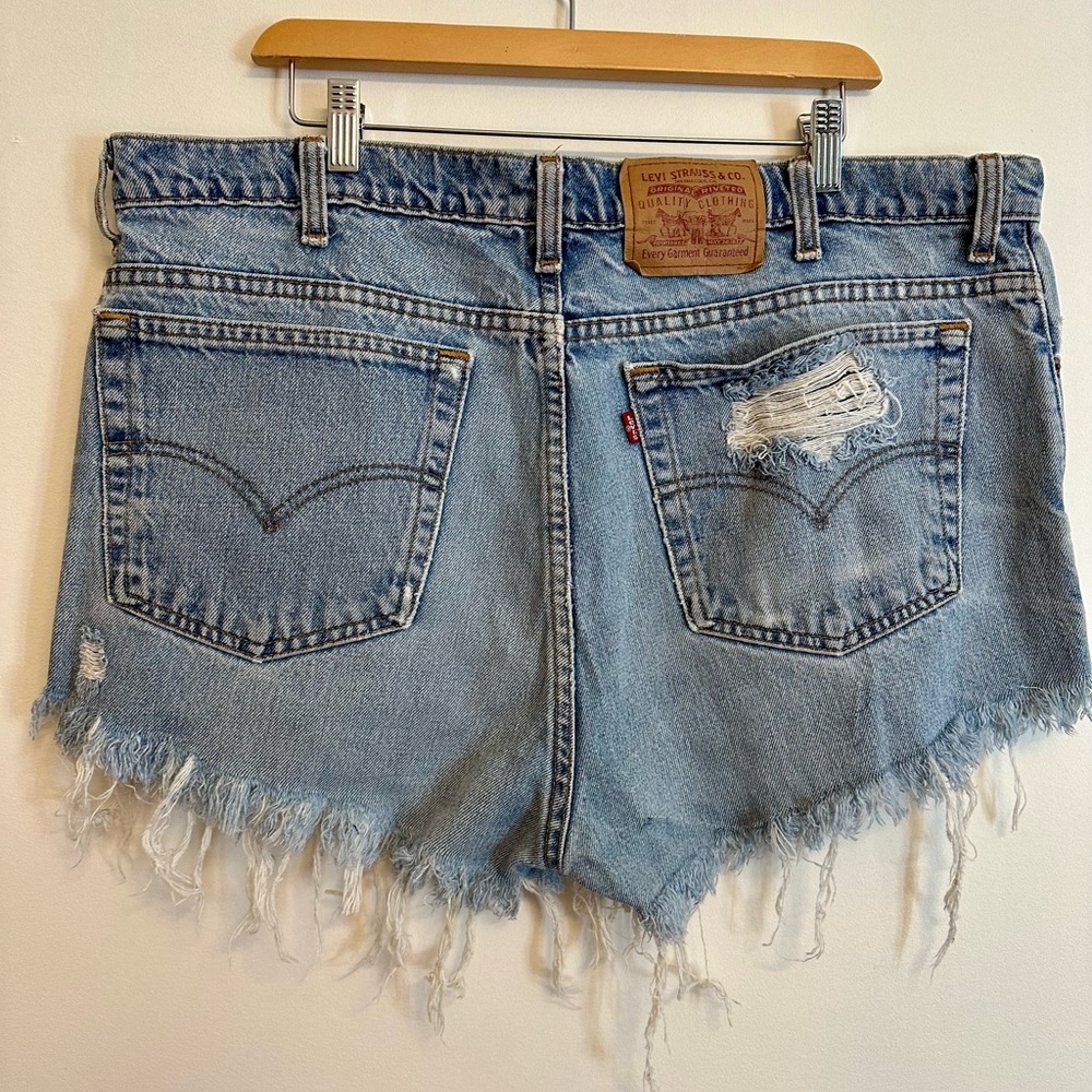 Vintage Levi’s Distressed Denim Shorts